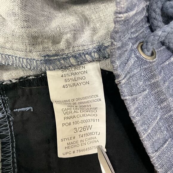 JOLT Linen Blend Shorts - Picture 4 of 4